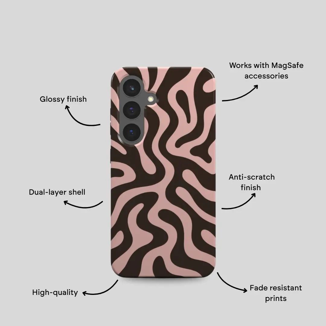 KUVOA magnetic Android Tough Case product and material detail 2