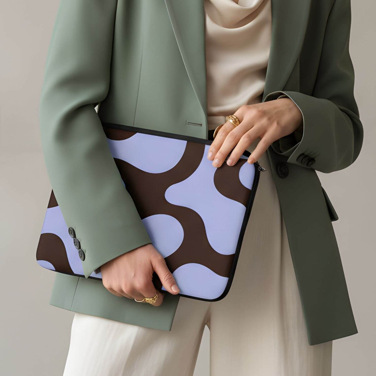 KUVOA Premium Laptop Sleeve product and material detail 2